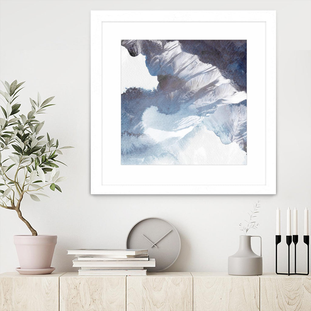 Blue Canyon par PI Studio sur GIANT ART - abstrait blanc