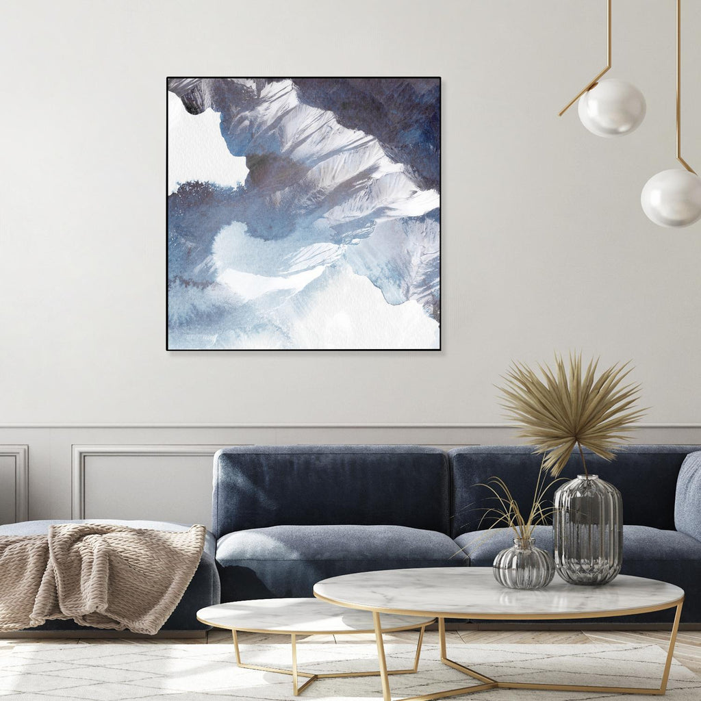 Blue Canyon by PI Studio on GIANT ART - white abstract