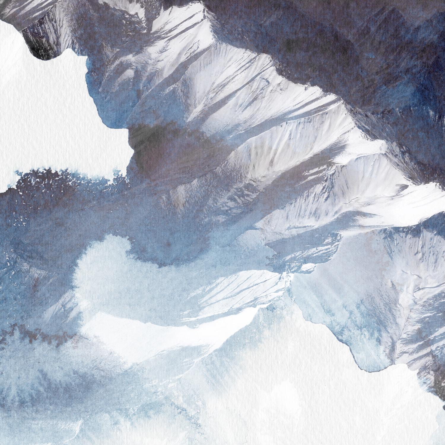 Blue Canyon by PI Studio on GIANT ART - white abstract