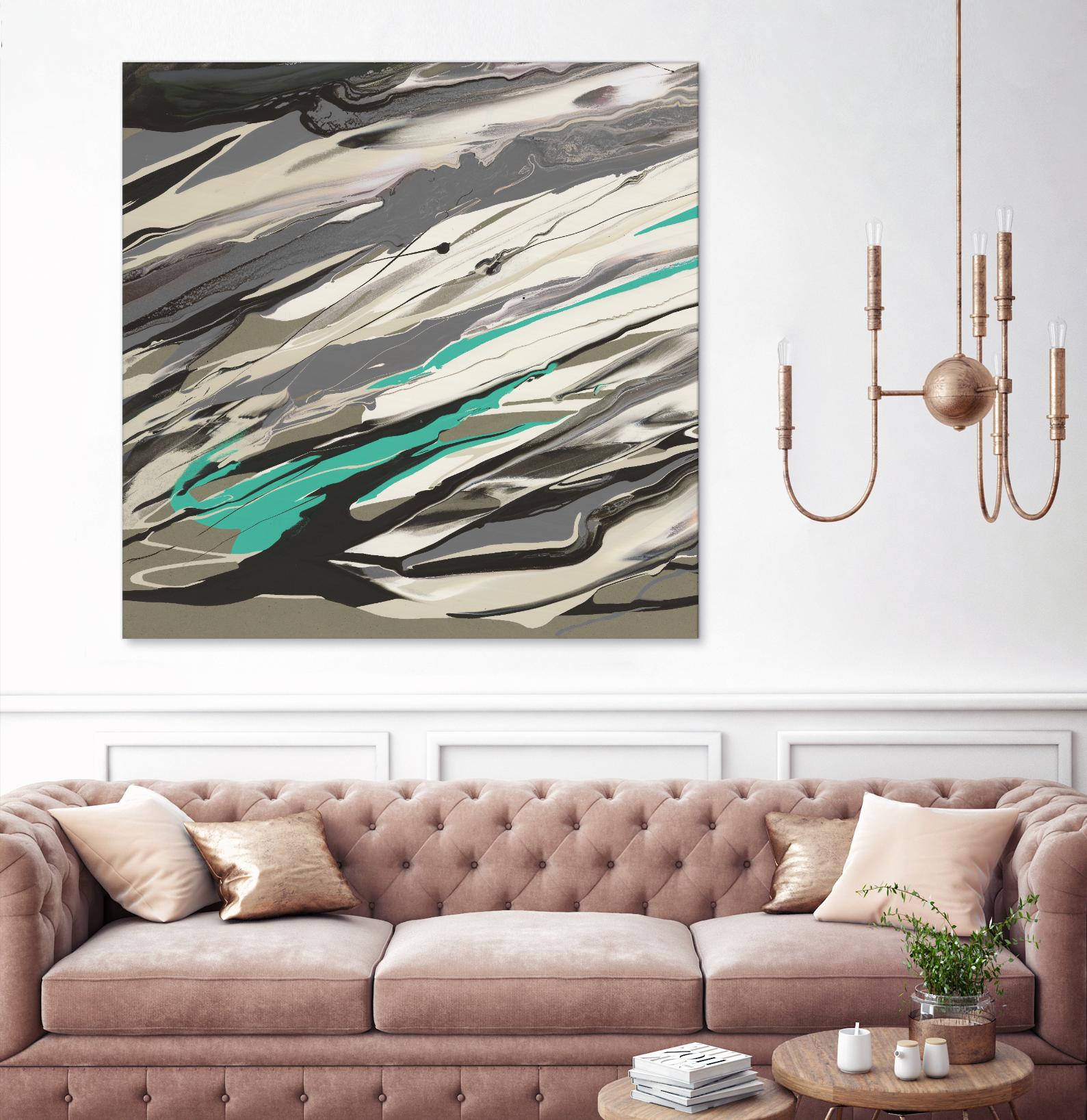 Marble Dust I by PI Studio on GIANT ART - grey abstract