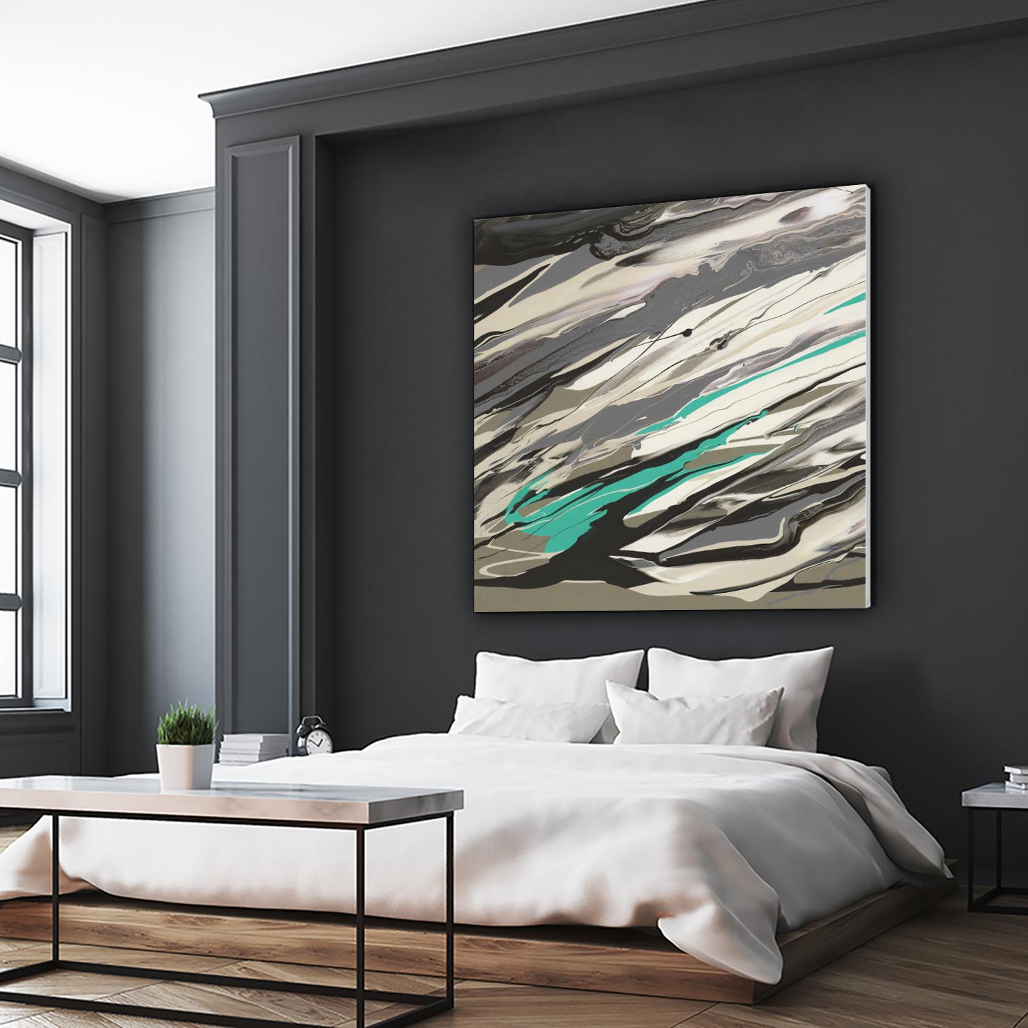 Marble Dust I by PI Studio on GIANT ART - grey abstract