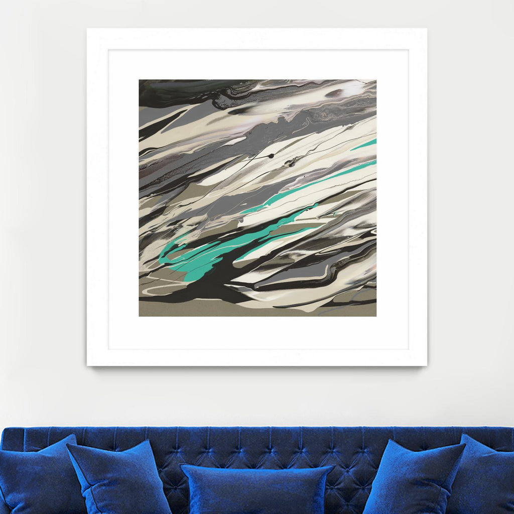 Marble Dust I by PI Studio on GIANT ART - grey abstract