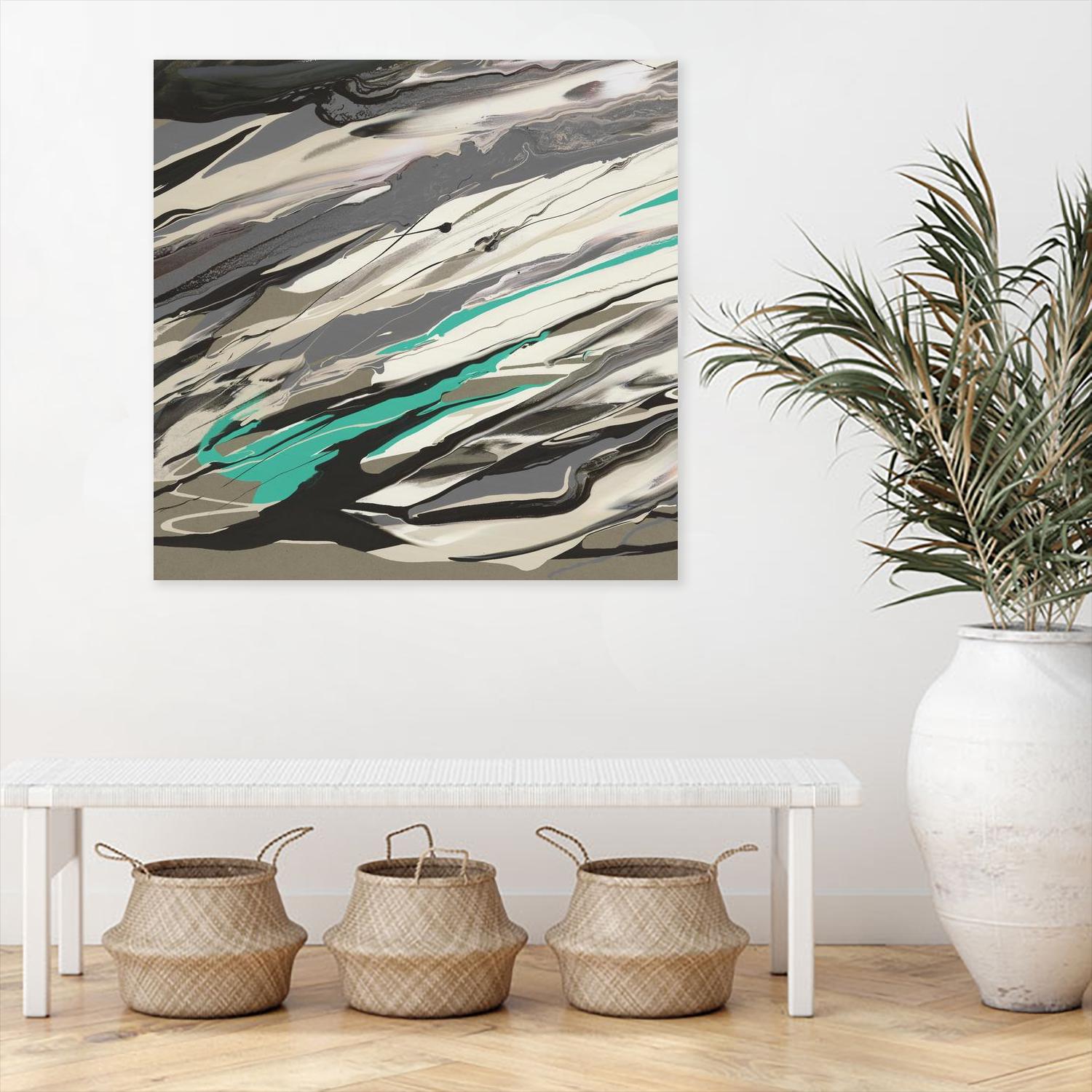 Marble Dust I by PI Studio on GIANT ART - grey abstract