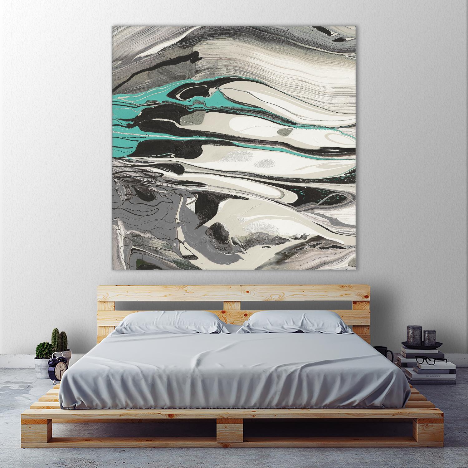 Marble Dust II by PI Studio on GIANT ART - grey abstract