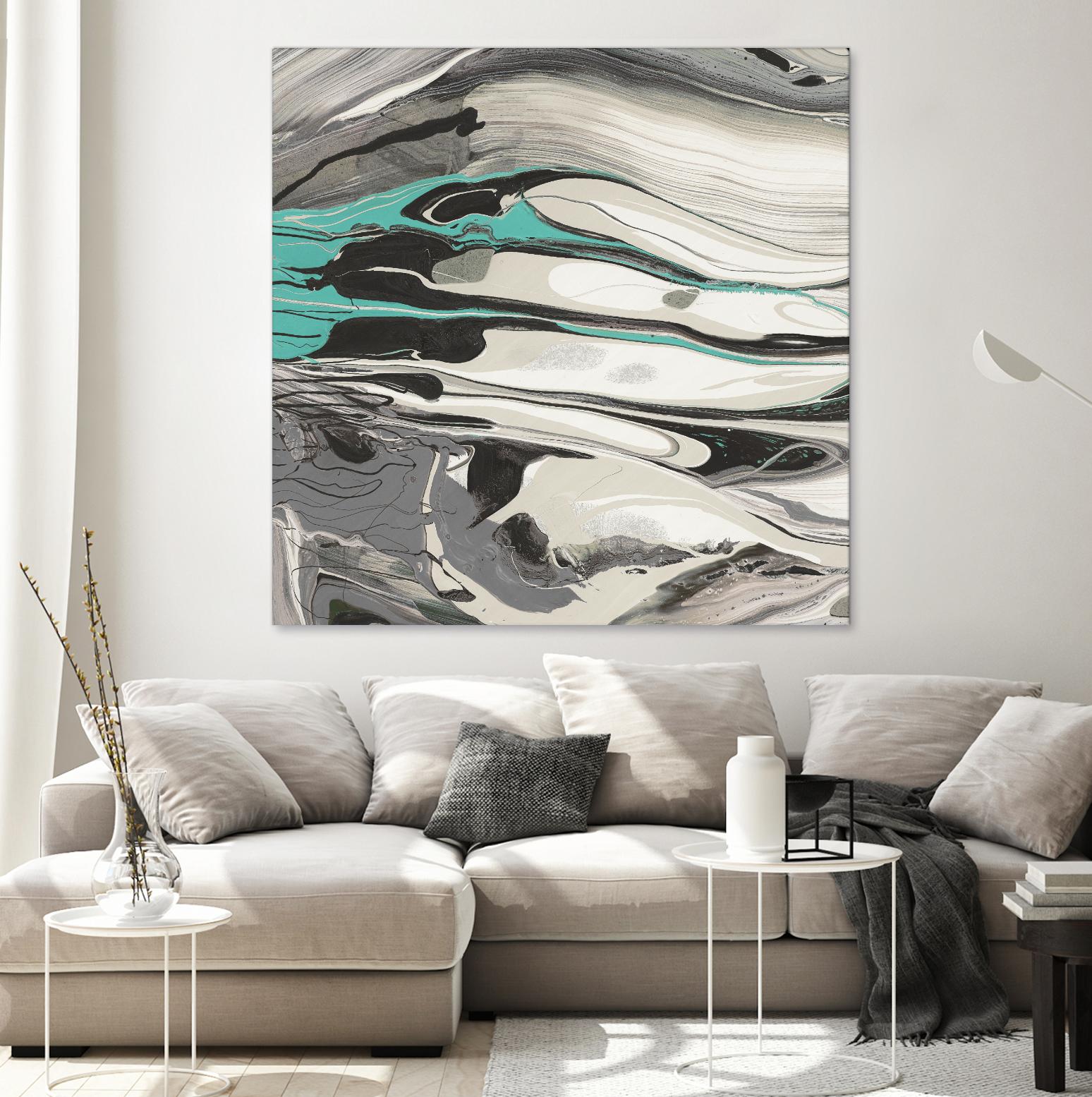 Marble Dust II by PI Studio on GIANT ART - grey abstract