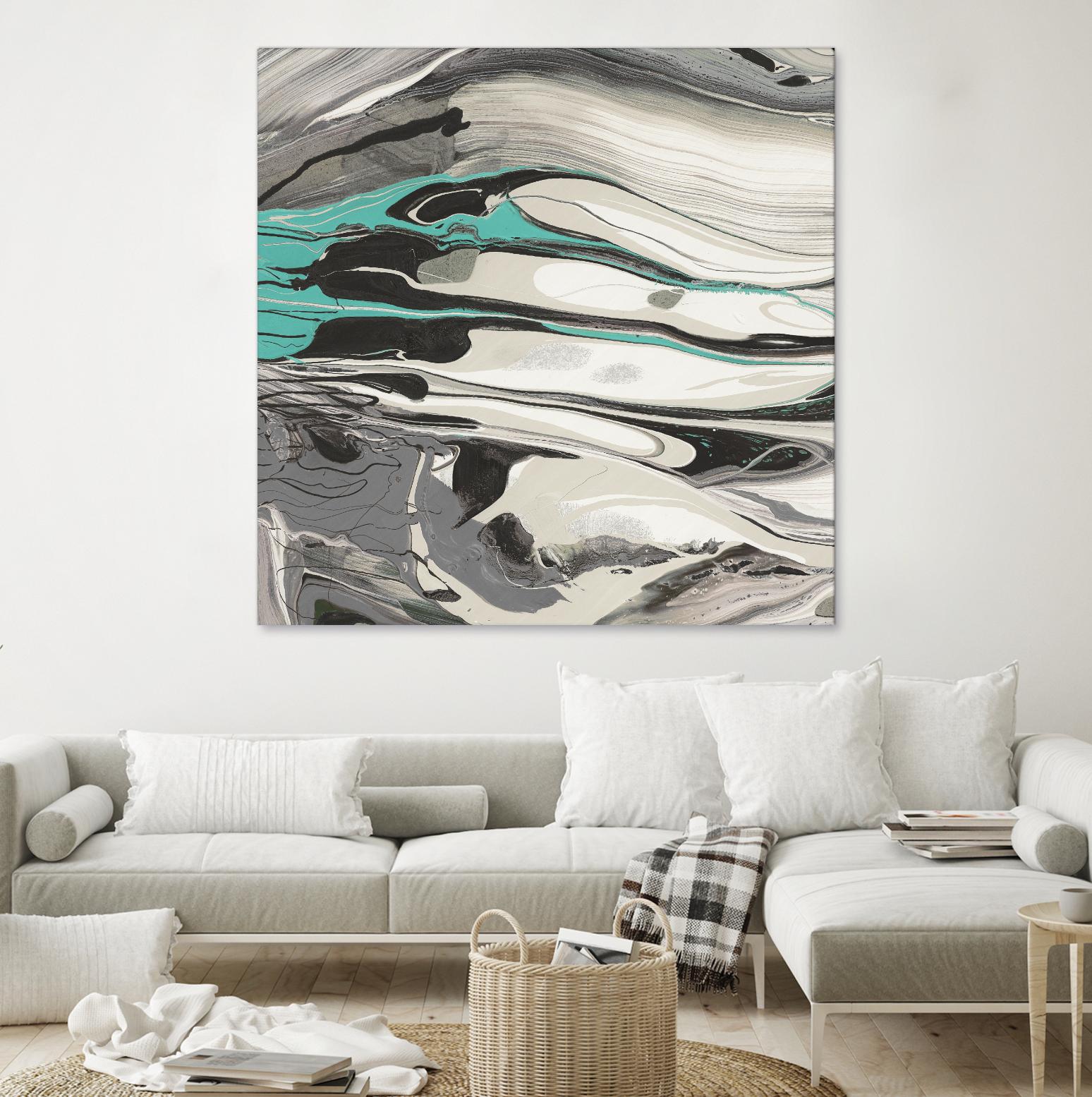 Marble Dust II by PI Studio on GIANT ART - grey abstract