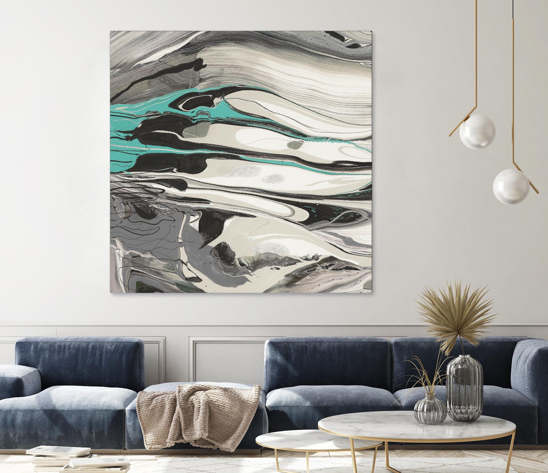 Marble Dust II by PI Studio on GIANT ART - grey abstract