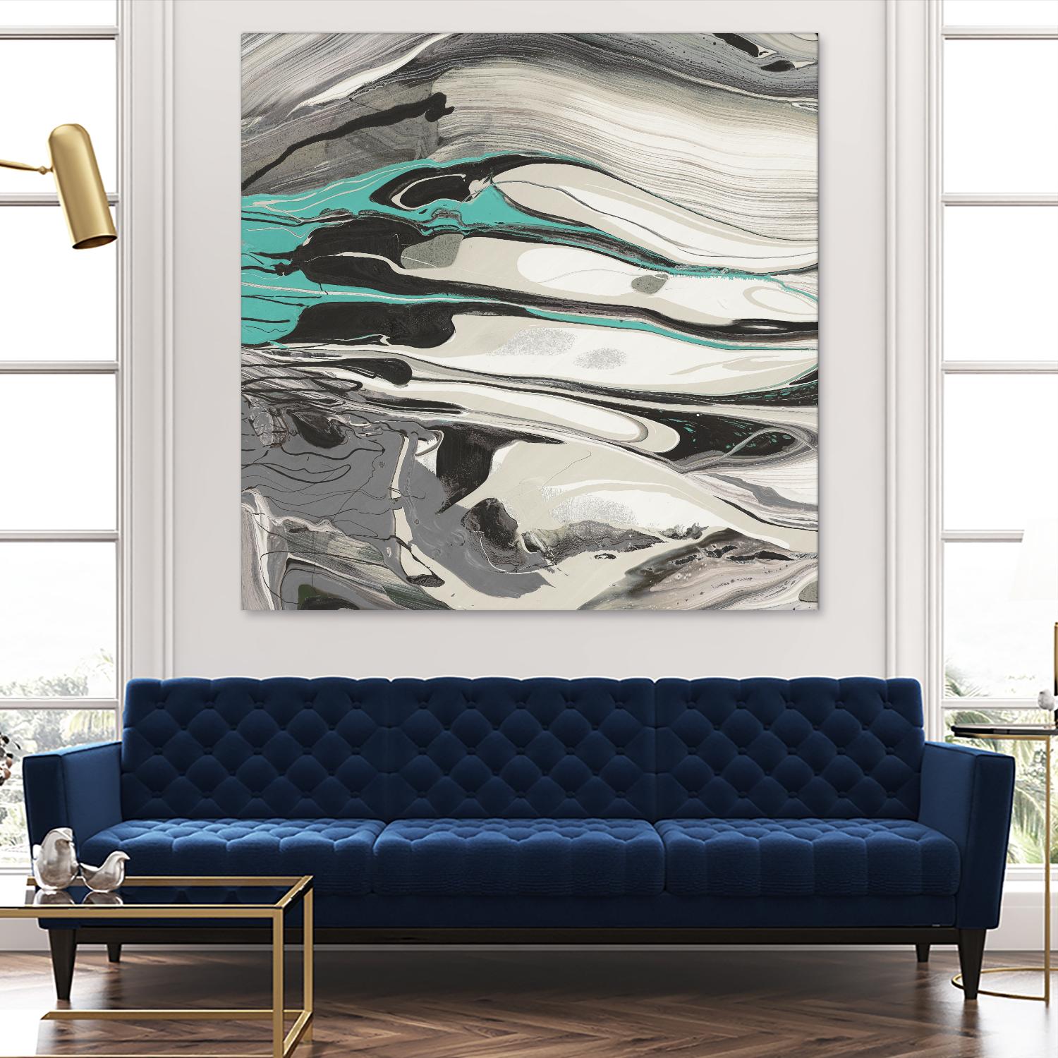 Marble Dust II by PI Studio on GIANT ART - grey abstract