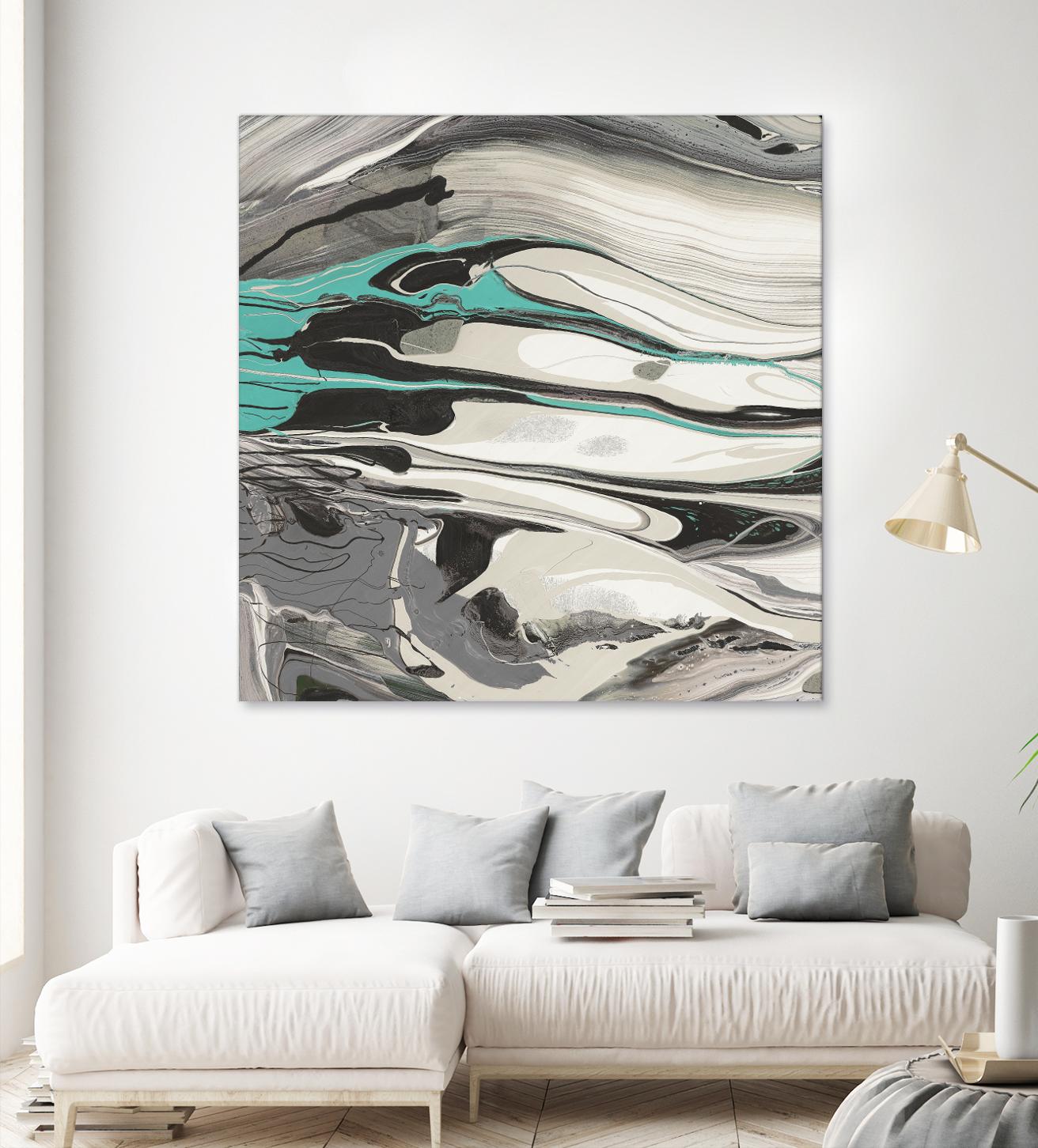 Marble Dust II by PI Studio on GIANT ART - grey abstract