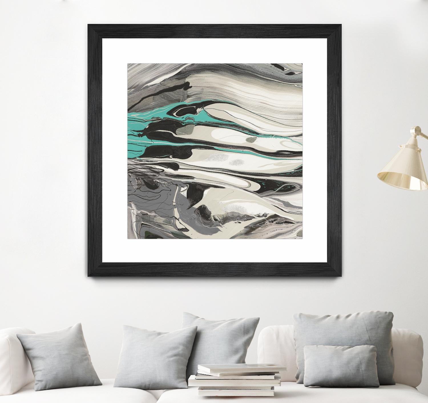 Marble Dust II by PI Studio on GIANT ART - grey abstract