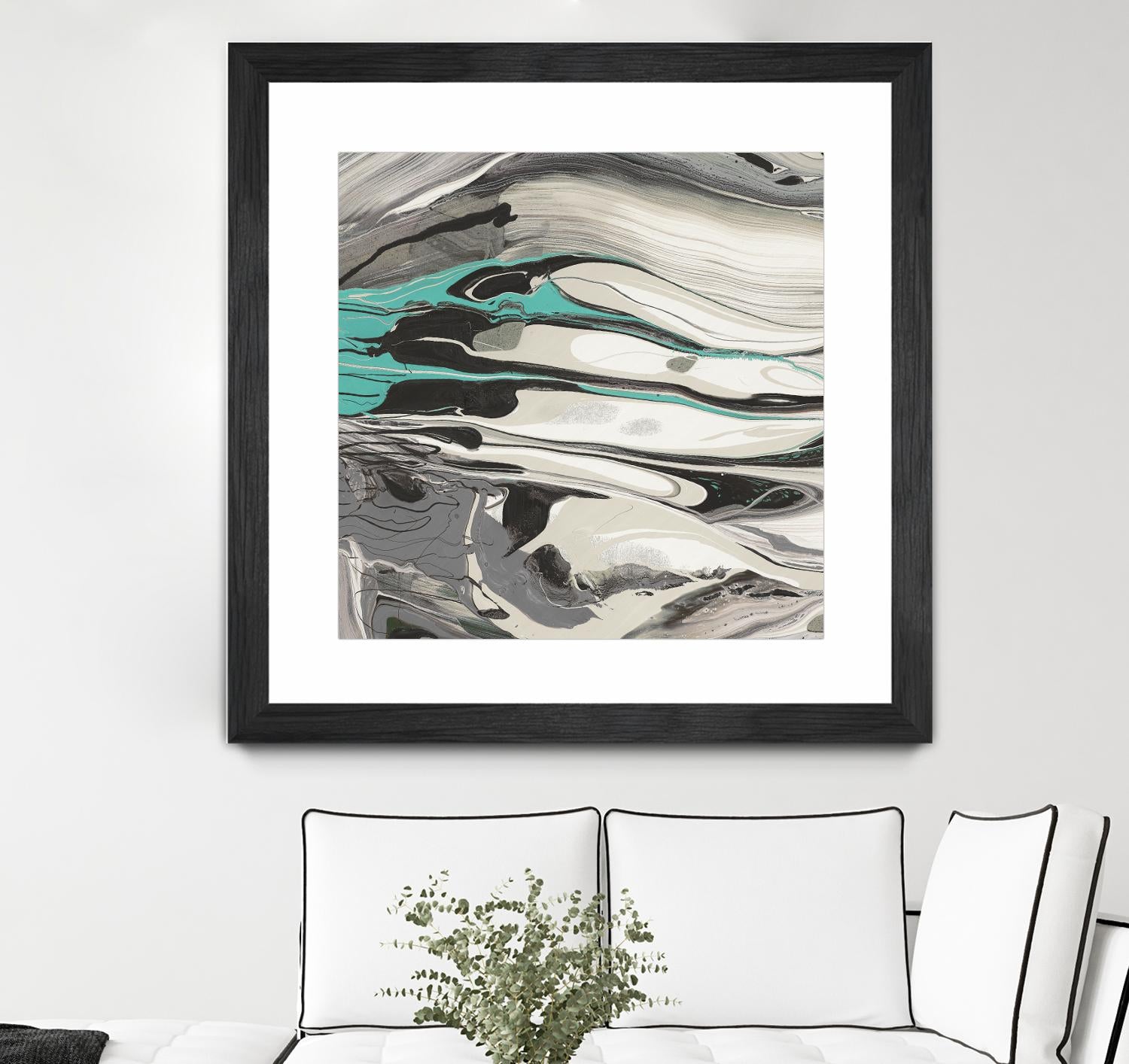 Marble Dust II by PI Studio on GIANT ART - grey abstract