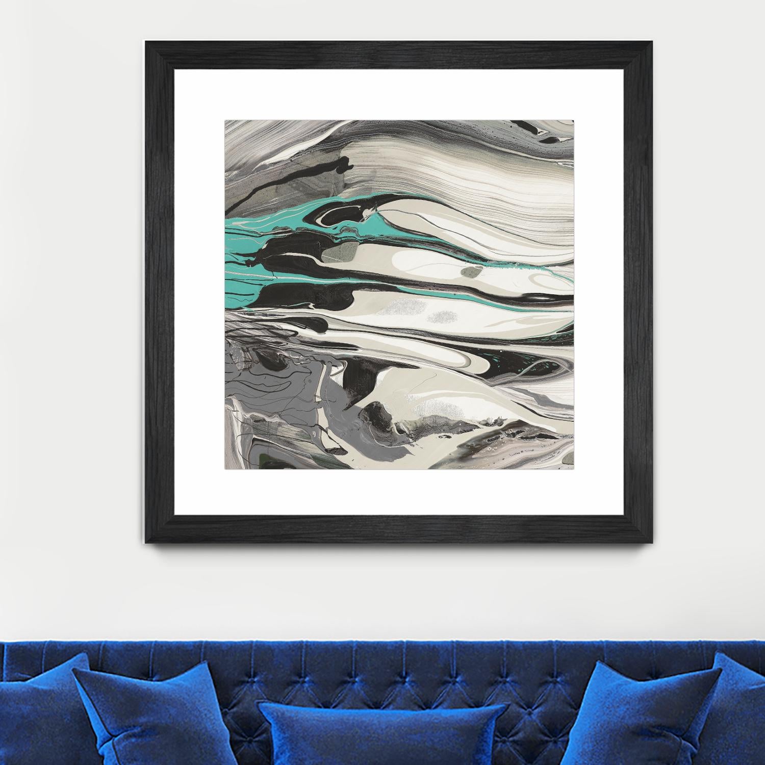 Marble Dust II by PI Studio on GIANT ART - grey abstract