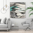 Marble Dust II by PI Studio on GIANT ART - grey abstract