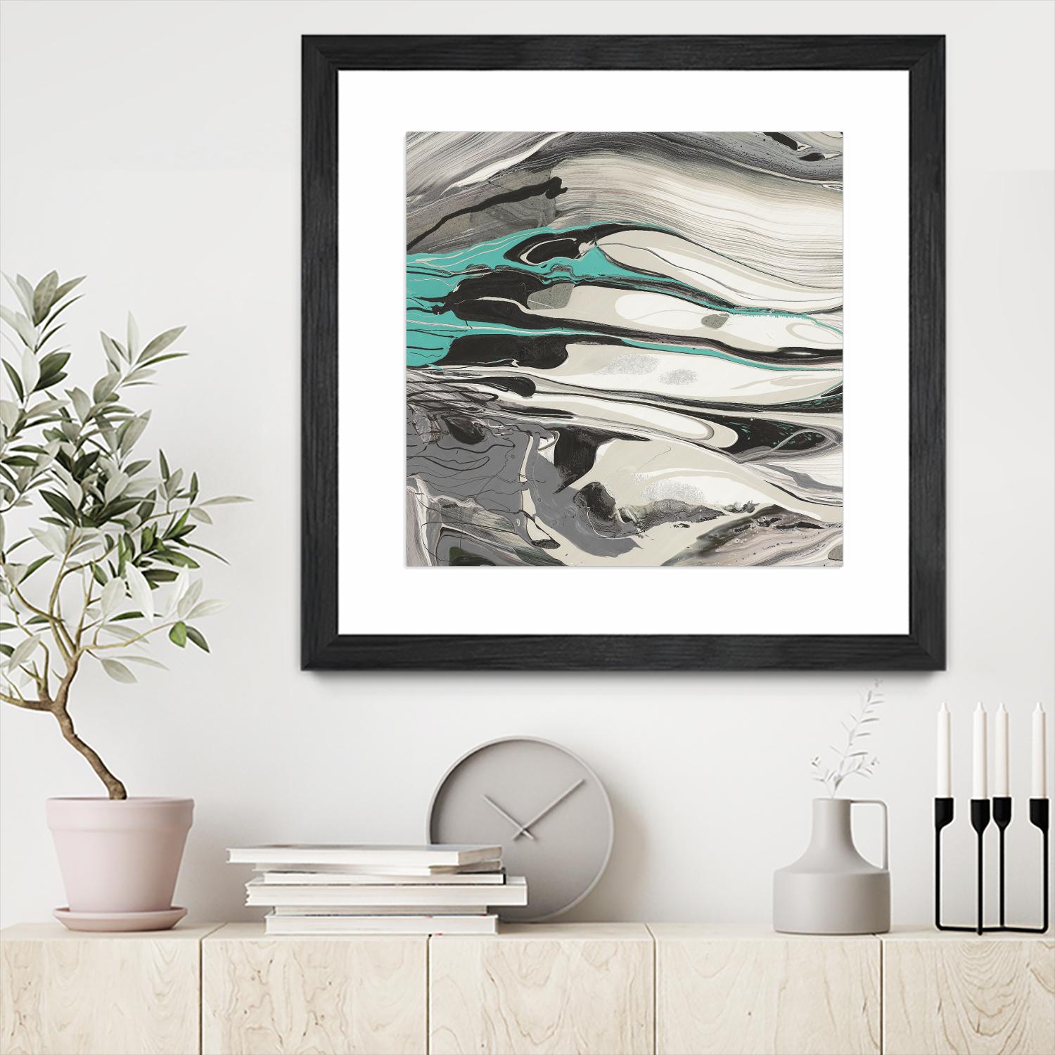 Marble Dust II by PI Studio on GIANT ART - grey abstract