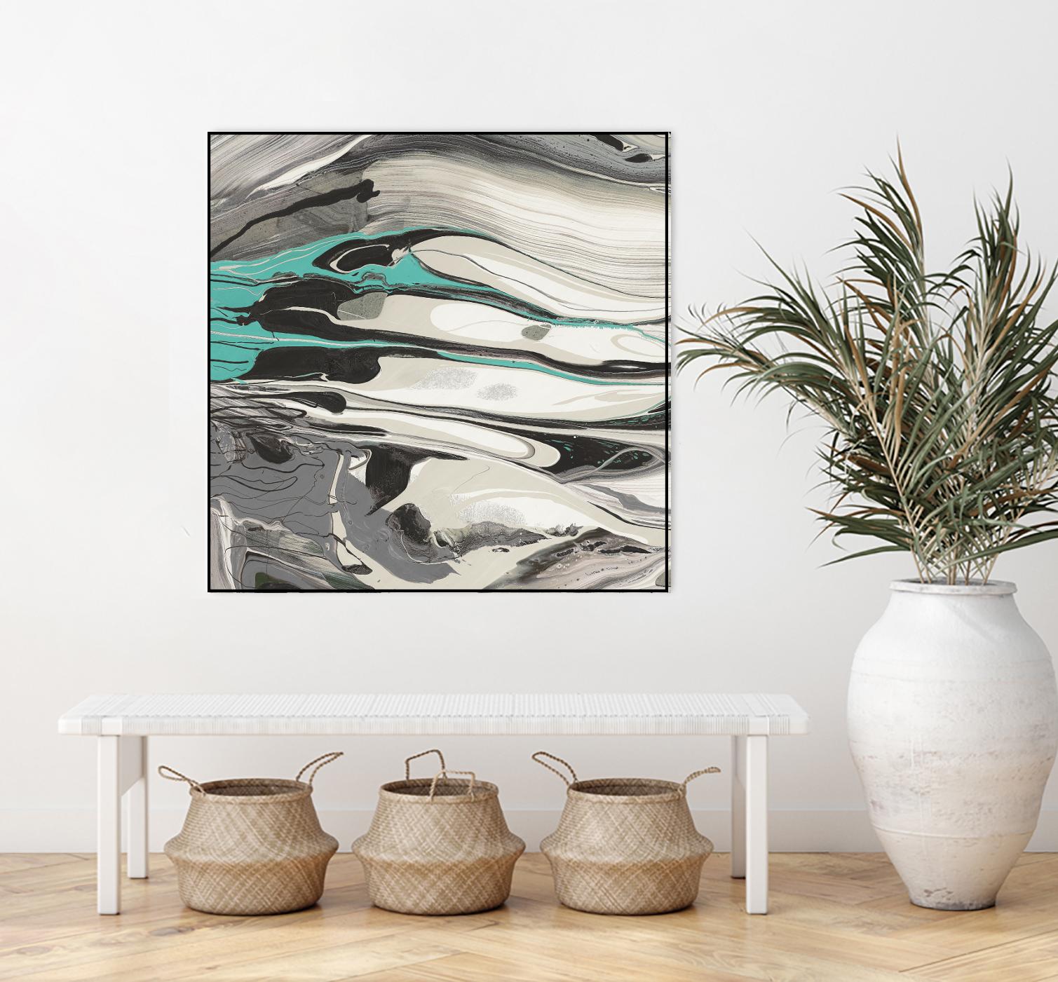 Marble Dust II by PI Studio on GIANT ART - grey abstract