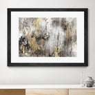 Gold Ikat by PI Studio on GIANT ART - gold abstract