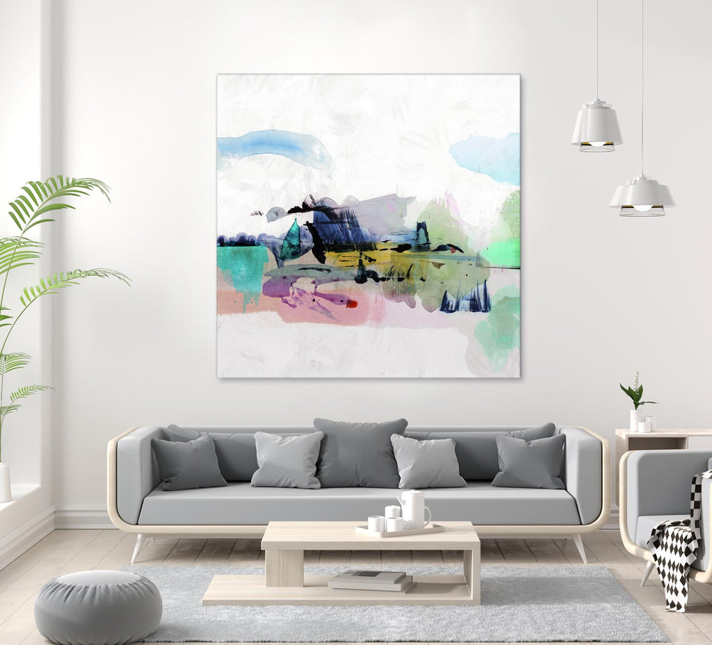 Palette Landscape I de PI Studio sur GIANT ART - abstrait blanc