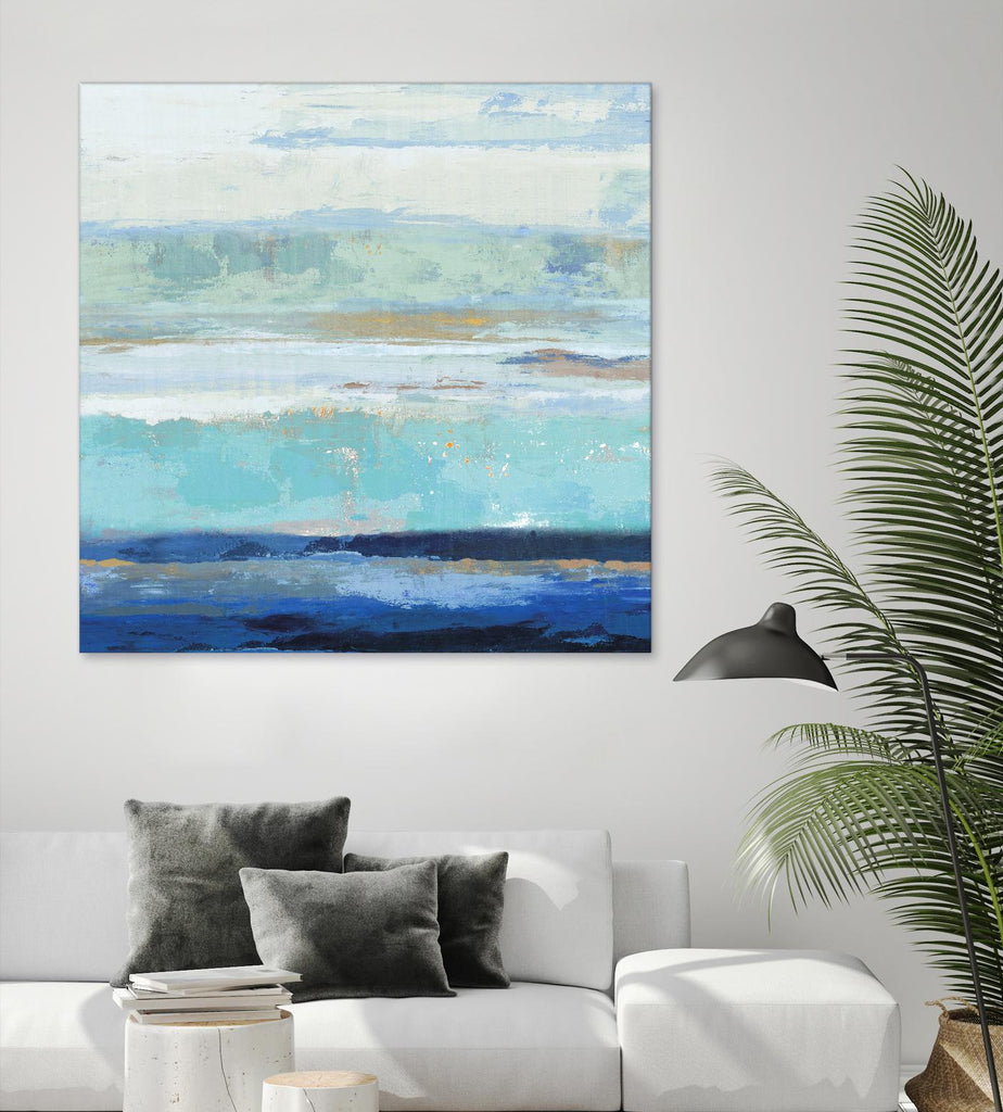 Sea Shore II by PI Studio on GIANT ART - turquoise abstract