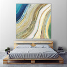Agate I by PI Studio on GIANT ART - blue abstract