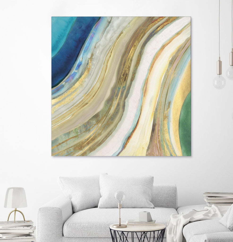 Agate I by PI Studio on GIANT ART - blue abstract