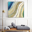 Agate I by PI Studio on GIANT ART - blue abstract
