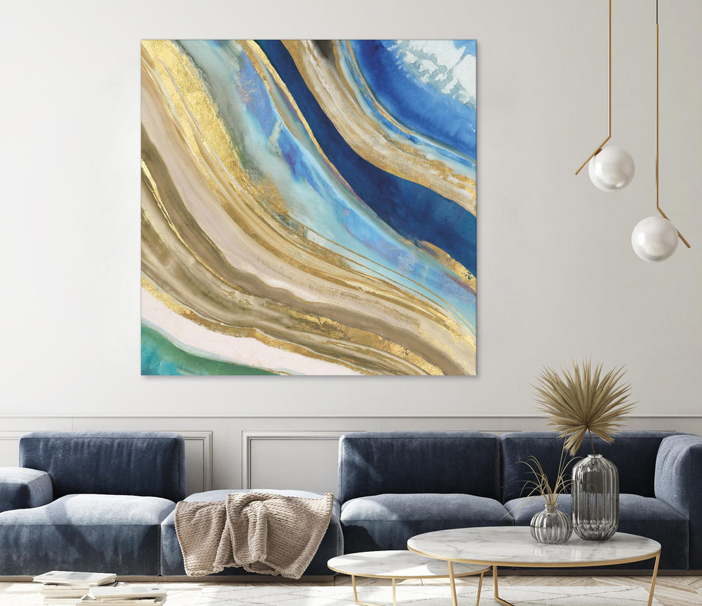 Agate II by PI Studio on GIANT ART - blue abstract