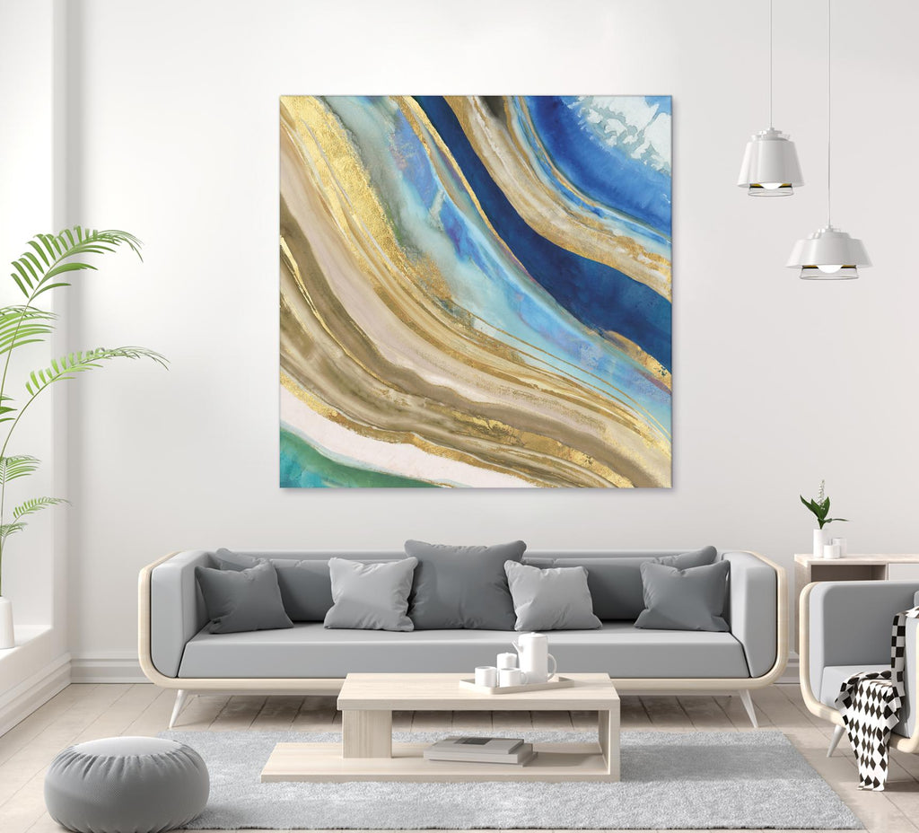 Agate II by PI Studio on GIANT ART - blue abstract