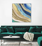 Agate II by PI Studio on GIANT ART - blue abstract
