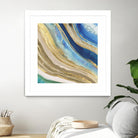 Agate II by PI Studio on GIANT ART - blue abstract