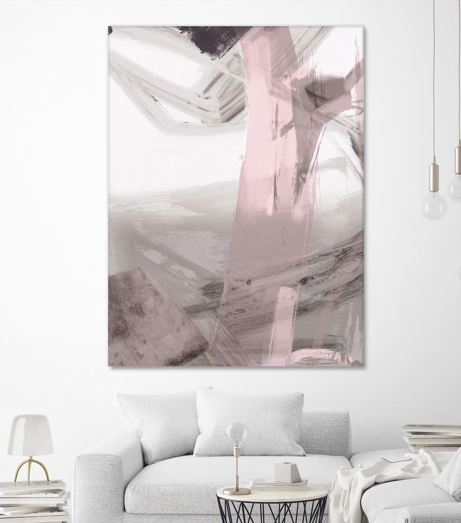 Fuschia I Blush Version by PI Studio on GIANT ART - grey abstract