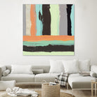 Alt Stripes I by PI Studio on GIANT ART - brown abstract