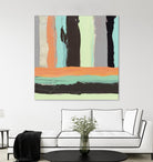 Alt Stripes I by PI Studio on GIANT ART - brown abstract