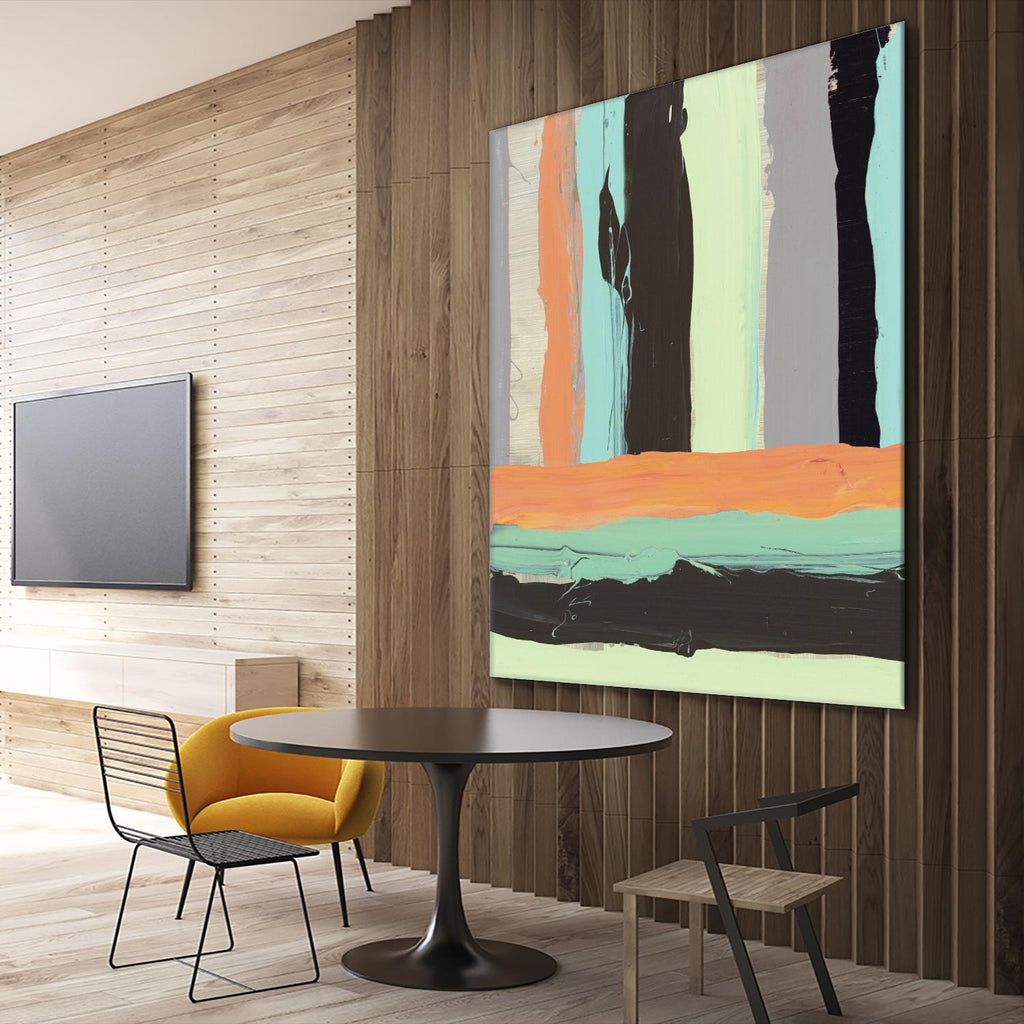 Alt Stripes I by PI Studio on GIANT ART - brown abstract