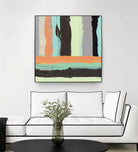 Alt Stripes I by PI Studio on GIANT ART - brown abstract