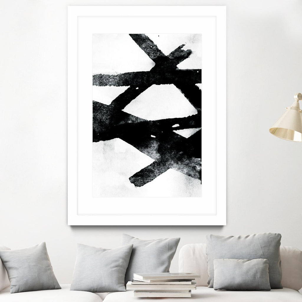 Gestures I by PI Galerie on GIANT ART - white abstract