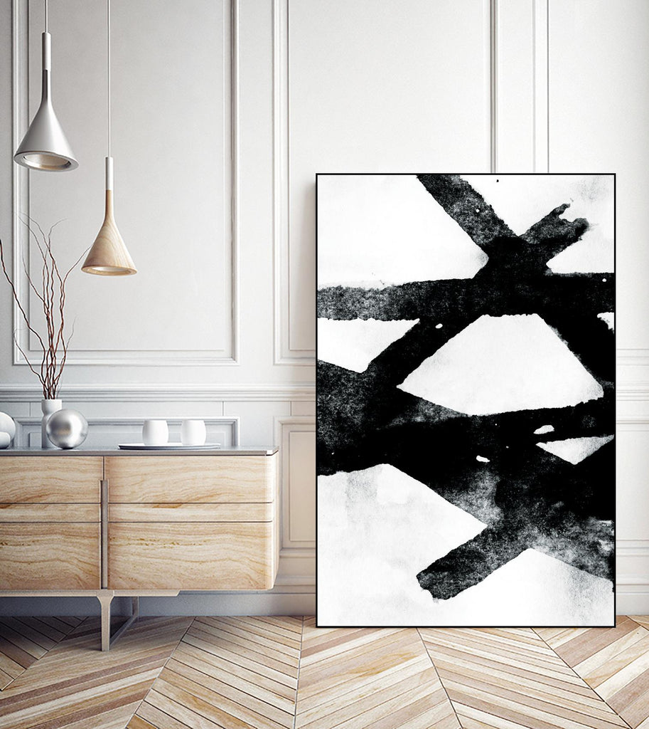 Gestures I by PI Galerie on GIANT ART - white abstract