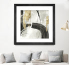 Black Ink I Gold Version by PI Studio on GIANT ART - black abstract