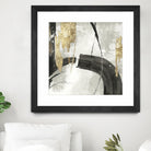Black Ink I Gold Version by PI Studio on GIANT ART - black abstract