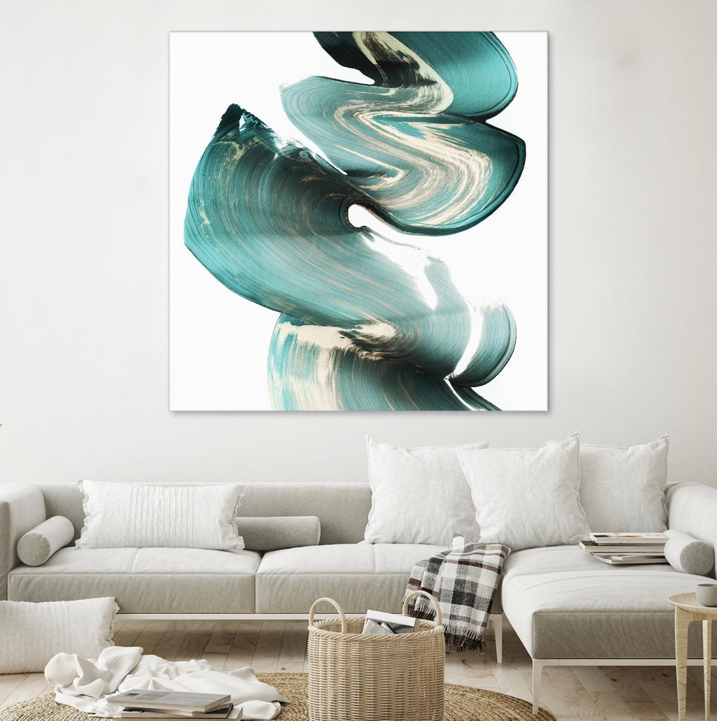 Swirl I by PI Studio on GIANT ART - white abstract