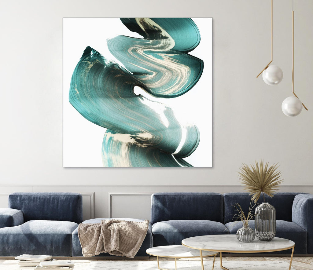 Swirl I by PI Studio on GIANT ART - white abstract