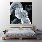 Swirl II by PI Studio on GIANT ART - white abstract