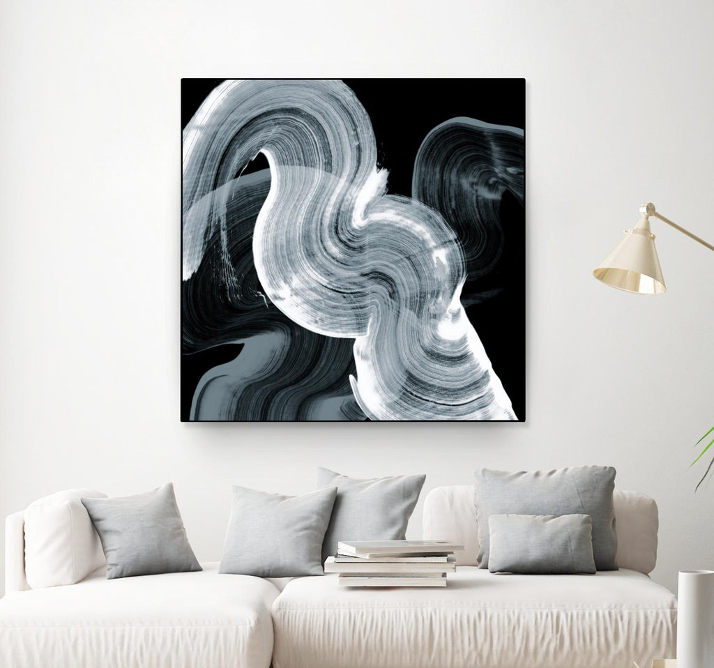 Swirl II by PI Studio on GIANT ART - white abstract