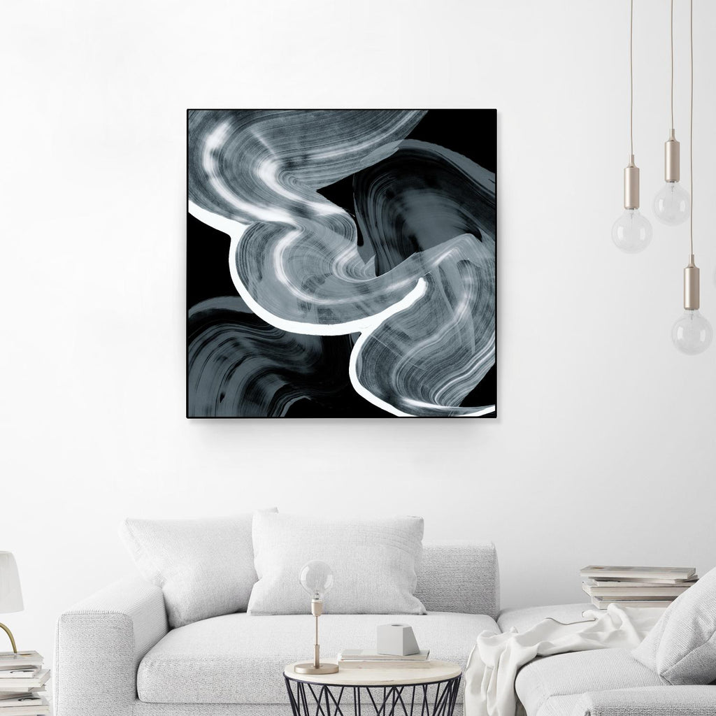 Swirl III de PI Studio sur GIANT ART - abstrait blanc