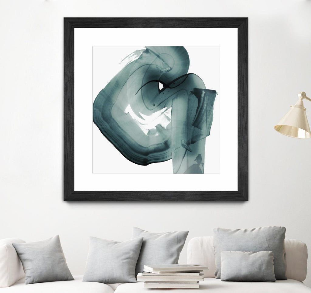 Swirl V de PI Studio sur GIANT ART - abstrait blanc