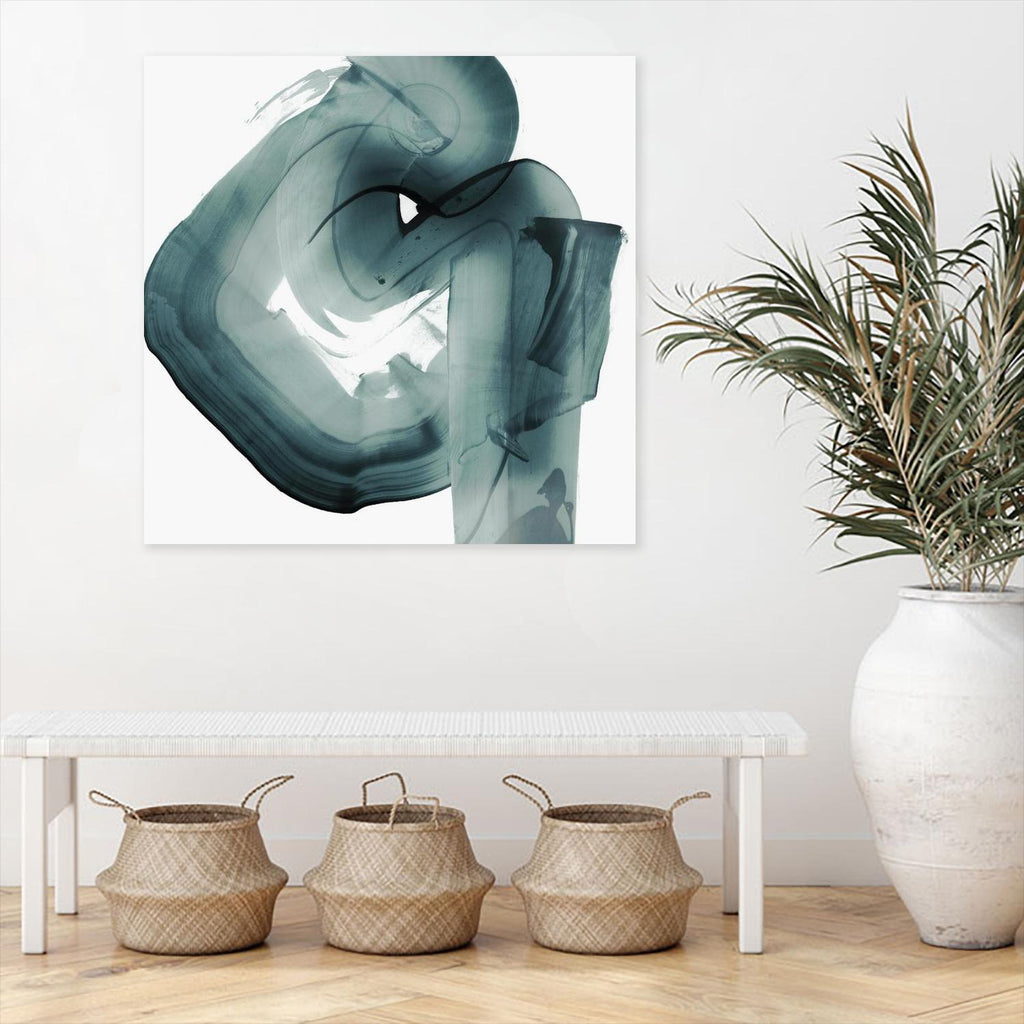 Swirl V de PI Studio sur GIANT ART - abstrait blanc