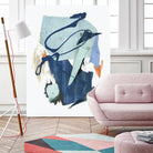 Collage I by PI Studio on GIANT ART - cyan abstract