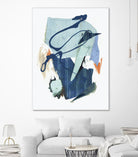 Collage I by PI Studio on GIANT ART - cyan abstract