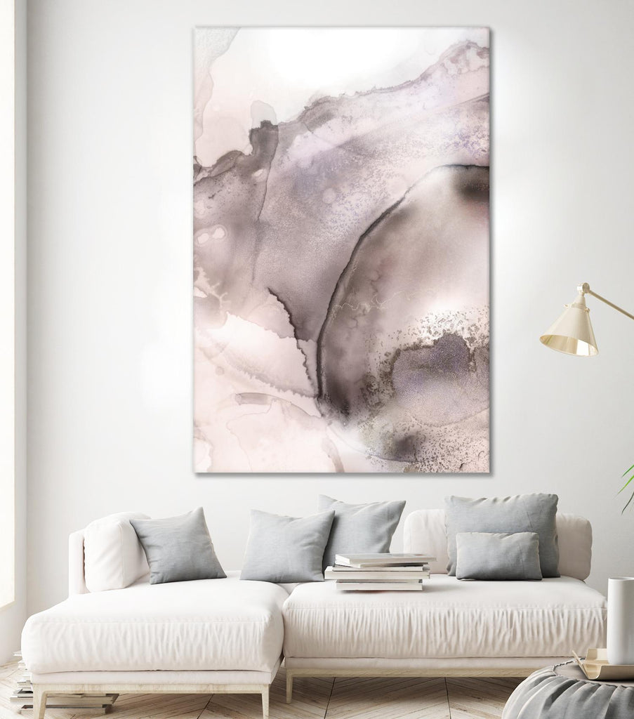 Mint Bubbles II Lavender Version by PI Studio on GIANT ART - white abstract