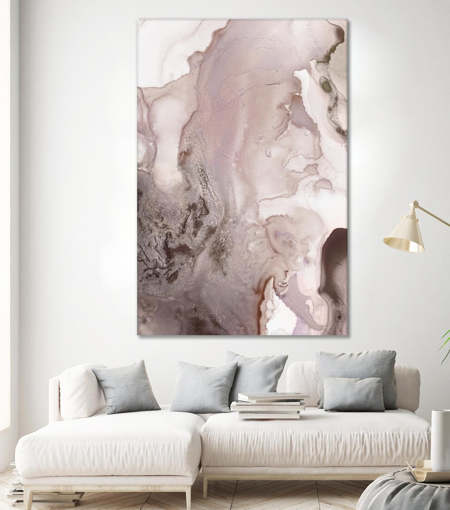 Mint Bubbles III Lavender Version by PI Studio on GIANT ART - white abstract