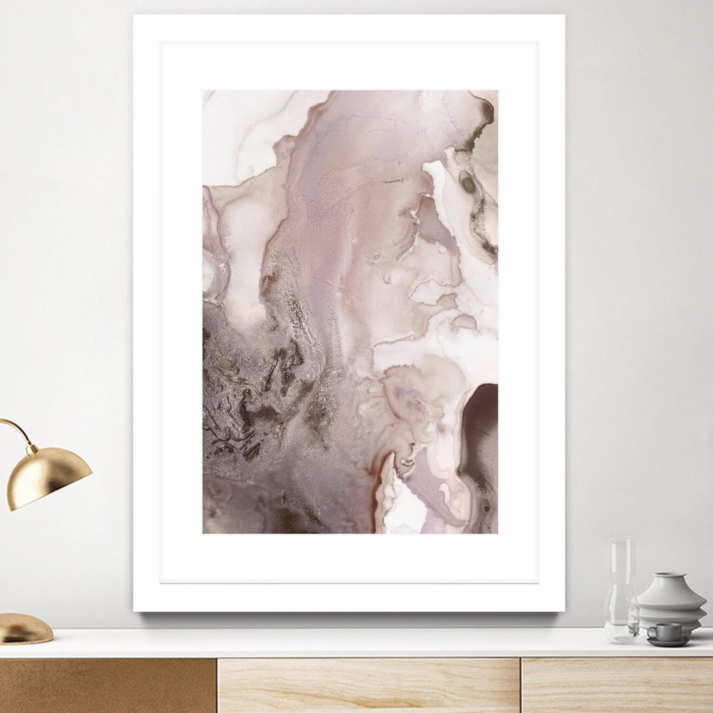 Mint Bubbles III Lavender Version by PI Studio on GIANT ART - white abstract
